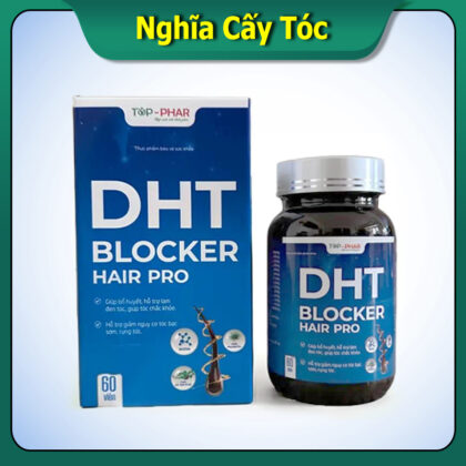 Viên Uống DHT Blocker Hair Pro - Hỗ trợ làm đen tóc