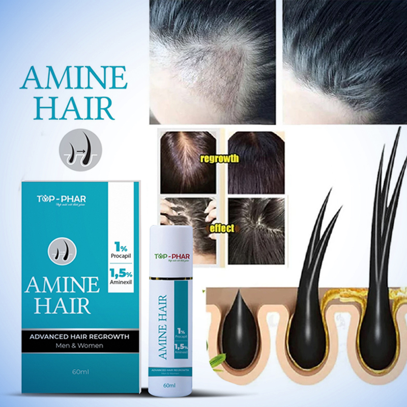 Thuốc xịt mọc tóc Amine Hair - Aminexil 1.5% (Nam và Nữ) - Ảnh 2